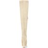image:imageAllegra K Womens Platform Block Heel Beige Over Knee High Boots 6 M US