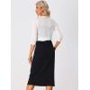 image:imageAllegra K Bolero Shrug for Womens Elegant 34 Sleeve Mesh Sheer Cardigan Formal Jacket for Evening DressesWhite