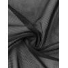 image:imageAllegra K Casual Short Sleeve Mesh Sheer Shrug for Women Open Front Cropped Cardigan BoleroBlack