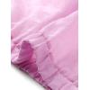 image:imageAllegra K Sheer Bomber Jacket for Womens Zip Up Long Sleeve See Through JacketsLight Purple