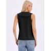 image:imageAllegra K Sleeveless Button Down Shirt for Women Peter Pan Collar Casual Tank Tops for Work Classic BlousesBlack