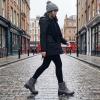 image:imageAllegra K Womens Laceup Ankle Boots Side Zipper Buckle Block Heel Combat BootsGrey