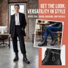 image:imageAllegra K Womens Side Zipper Ankle Boots Laceup Chunky Heels Combat BootsBlack