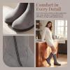 image:imageAllegra K Womens Snow Double Buckle Flat Warm MidCalf BootsGrey
