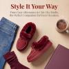 image:imageAllegra K Womens Winter Ankle Boot Laceup Flat Snow BootsRed