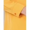 image:imageAllegra K Work Tops for Women Stand Collar Long Sleeve Ruched 2026 Trendy Blouse Business Casual Office ShirtYellow