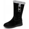 image:imageAllegra K Womens Snow Double Buckle Flat Warm MidCalf BootsBlack