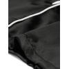 image:imageAllegra K Womens Satin Night Suits Valentines Day Button Down with Pants Silky Lounge Pajama SetsBlack
