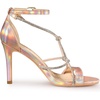 image:imageAllegra K Womens Rhinestone Knot Strap Stiletto Heels Sandals