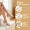 image:imageAllegra K Womens Mesh Heels Pumps Pointed Toe Chunky Heel Comfortable Dress ShoesBeige
