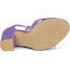 image:imageAllegra K Womens Block Heeled Lace Up Purple Sandals 6 M US