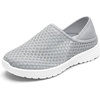image:imageAllegra K Womens Casual Slipon Shoes Men TwoWay Lightweight Breathable Unisex Shoes Grey 11women95men