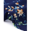 image:imageAllegra K Womens Floral Skirt Chiffon Aline Long Tiered Ruffle Boho Summer Midi SkirtsBlue Yellow Floral