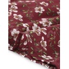 image:imageAllegra K Womens Floral Skirt Chiffon Aline Long Tiered Ruffle Boho Summer Midi SkirtsBrown