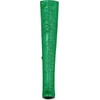 image:imageAllegra K Womens Green Glitter Boots Round Toe Chunky Heel Over the Knee High Boots 85 m US