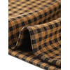 image:imageAllegra K Womens Mock Neck 34 Sleeve Slim Check Office Work Plaid DressBrown Black Plaid