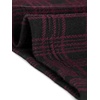 image:imageAllegra K Womens Mock Neck 34 Sleeve Slim Check Office Work Plaid DressDark Red