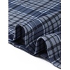 image:imageAllegra K Womens Peter Pan Collar Contrast Color Button Decor ALine Preppy Plaid Mini DressGray Blue