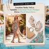 image:imageAllegra K Womens Beaded Tstrap Platform Elastic Peeptoe SandalsGold