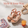 image:imageAllegra K Womens Beaded Tstrap Platform Elastic Peeptoe SandalsOrange