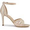 image:imageAllegra K Womens Glitter Ankle Strap Stiletto Heels SandalsLight Gold