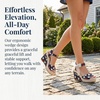 image:imageAllegra K Womens Laceup Camouflage Platform Peeptoe SandalsBlue2