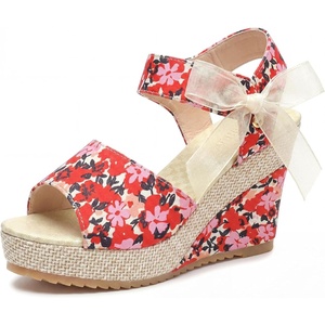 image:imageAllegra K Womens Laceup Camouflage Platform Peeptoe SandalsRed1