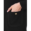 image:imageAllegra K Cardigan Sweaters for Women Collarless Button Up Dressy Chunky Knit CardigansBlack
