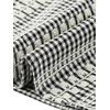image:imageAllegra K Gingham Tops for Womens Peasant Plaid Smocked Ruffle Puff Sleeve BlousesBlack
