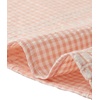 image:imageAllegra K Gingham Tops for Womens Peasant Plaid Smocked Ruffle Puff Sleeve BlousesPink