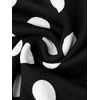 image:imageAllegra K Polka Dot Dress for Women Casual Summer Sleeveless Tank Dress Boat Neck Y2K Bubble DressesBlack
