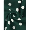 image:imageAllegra K Polka Dot Dress for Women Casual Summer Sleeveless Tank Dress Boat Neck Y2K Bubble DressesDark Green