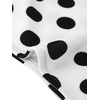 image:imageAllegra K Polka Dot Dress for Women Casual Summer Sleeveless Tank Dress Boat Neck Y2K Bubble DressesWhite