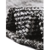 image:imageAllegra K Tweed Dress for Womens Boat Neck 34 Sleeve Elegant Work Pencil Sheath DressBlack