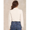 image:imageAllegra K Womens Bodysuit Button Up Peter Pan Collar Shirt Long Sleeve Business Work Tops Body SuitBeige