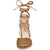 image:imageAllegra K Womens Heeled Lace up Brown Sandals  6 M US