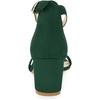 image:imageAllegra K Womens Open Toe Block Heel Ankle Strap Emerald Green Sandals  75 m US
