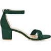 image:imageAllegra K Womens Open Toe Block Heel Ankle Strap Emerald Green Sandals  75 m US