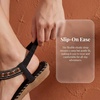 image:imageAllegra K Womens Rhinestone Knot Flat Bohemian Ankle Elastic SandalsBlack2