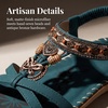 image:imageAllegra K Womens Rhinestone Knot Flat Bohemian Ankle Elastic SandalsGreen