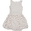 image:imageAllegra K Polka Dot Dress for Women Casual Summer Sleeveless Tank Dress Boat Neck Y2K Bubble DressesBeige