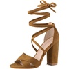 image:imageAllegra K Womens Heeled Lace up Brown Sandals  6 M US