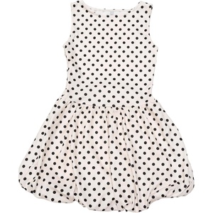 image:imageAllegra K Polka Dot Dress for Women Casual Summer Sleeveless Tank Dress Boat Neck Y2K Bubble DressesBeige