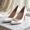 image:imageAllegra K 2 PCS Womens Rhinestone Shoe Clips Crystal Wing Clips for Heels and FlatsGoldCrystal