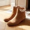 image:imageAllegra K 2 PCS Womens Rhinestone Shoe Clips Crystal Wing Clips for Heels and FlatsGoldCrystal