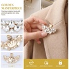 image:imageAllegra K 2 PCS Womens Rhinestone Shoe Clips Crystal Wing Clips for Heels and FlatsGoldRound