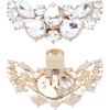 image:imageAllegra K 2 PCS Womens Rhinestone Shoe Clips Crystal Wing Clips for Heels and FlatsGoldRound