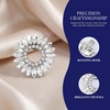 image:imageAllegra K 2 PCS Womens Rhinestone Shoe Clips Detachable Crystal Shoe Buckle Clips for Wedding PartySilverSingle