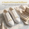 image:imageAllegra K 4 PCS Womens Shoelace Charm DIY Decorative Rhinestones Shoe Clips Faux Pearl for PartyGold Silver10