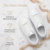 image:imageAllegra K 4 PCS Womens Shoelace Charm DIY Decorative Rhinestones Shoe Clips Faux Pearl for PartyGold Silver10